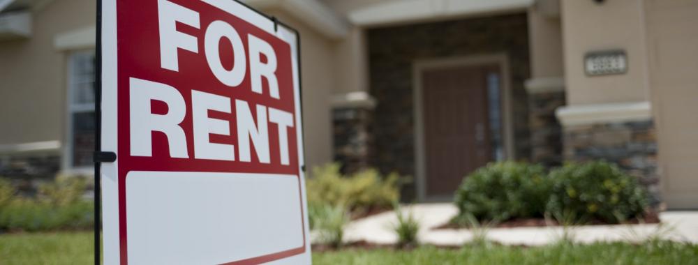 for rent sign 