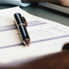 Forms on a desk