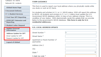 OPT Reporting Step 4
