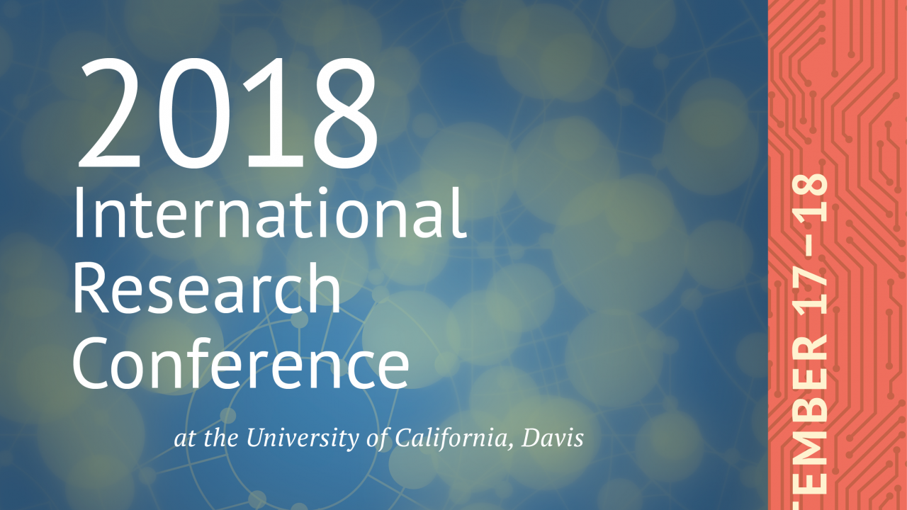 2018 international research conference logo