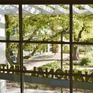 International Center lobby looking out