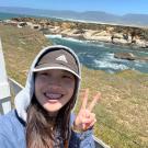 Photo of Sophia Li outside.