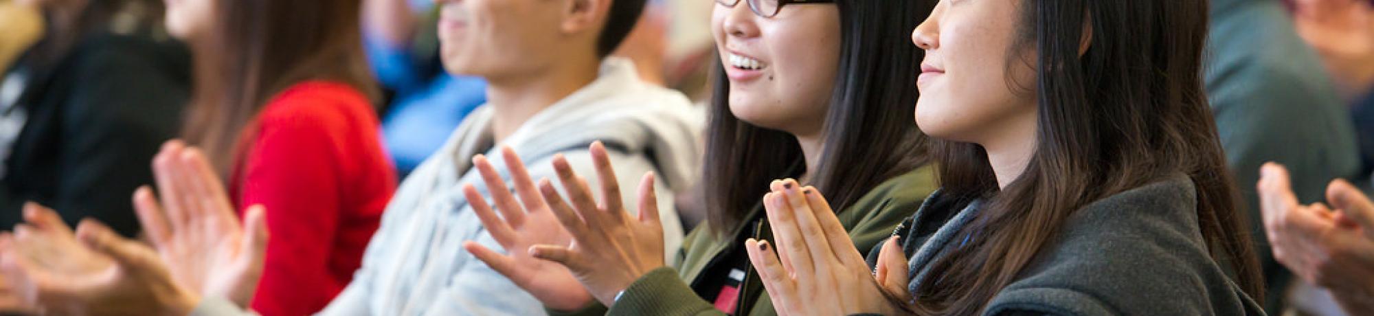 People clapping